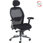 Office Chair HR Assistant Manager Chair Jet Black