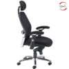 Office Chair HR Assistant Manager Chair Jet Black